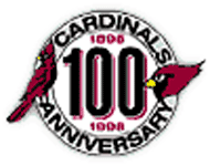 Arizona Cardinals 1998 Anniversary Logo iron on paper